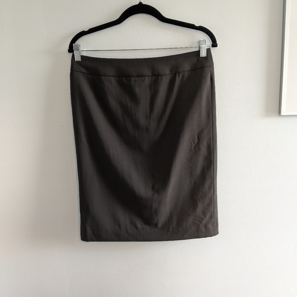 Vintage Armani Wool Pencil Skirt